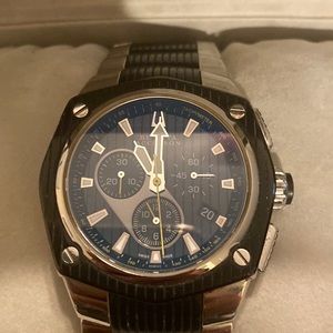 Accutron Corvara by bulova chronograph working conditions new battery